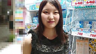 Hot flashing teens and a big titted milf compare boob sizes