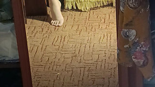 POV tight pussy and Dildo, homemade masturbation