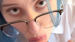 POV Creampie Into Young Teacher, Cum Twice in Tight Pussy