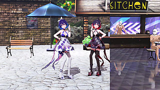 Multiplayer Masterpieces [mmd] Big Duck, Glory, Miku - Thumbs up, Dance Party, Orgy, Sexy Uniforms, Striptease, Korean Dance
