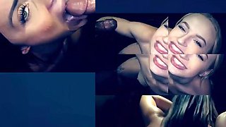 GloryholeSecrets - Gorgeous Hot Brunette Deepthroats Dicks At The Gloryhole: Porn