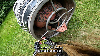 Predicament - Endurance - Slave Locked in Barrel Used as Human Toilet (233)