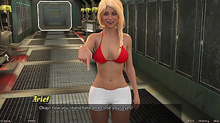 Stranded in Space - First Kiss with Red Head Haylee