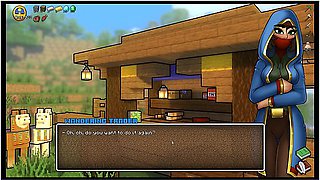 Hornycraft [ Minecraft Porn Hentai Game ] Ep.37 Giant Woman Kiss My Small Cock Until I Facial Her