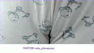 Rubbing Pussy with Pajamas- Cameltoe