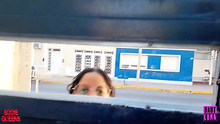 Creepy Gym Girl Obsessed with Smelling My Cock Ft Babyluna939