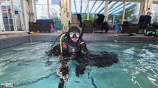 Underwater Domination in Full Scuba Gear