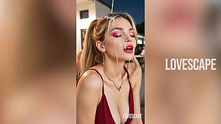 Innocent Date with Blonde Ends in Leash & Crawling Humiliation