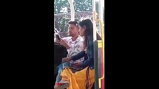 Indian Paramours outdoor hand-job and blowage in Honest