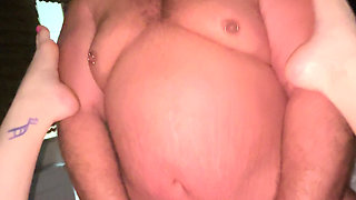 POV Part 2: After 5 Fingers, Big Bear Gives Piggy Rose His Fat Cock