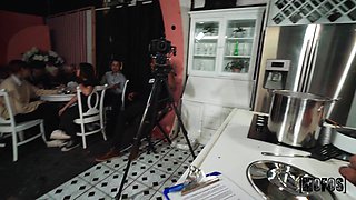 Scarlett Page's Fiery Cooking Show in a Wild Passion Scene