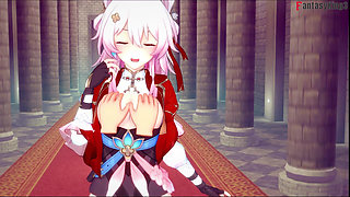 March 7th Hot Blowjob - Honkai Star Rail