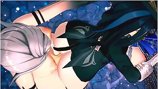 Arle X Clorinde Futa Fuck Compilation - Genshin Impact