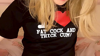 Sissy Slut Ball Busting Jessica Bloom Has Two Plapping Orgsams Back to Back And Eats Her Own Cum!