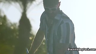 Pool Guy Gets Dirt on Ebony Princess