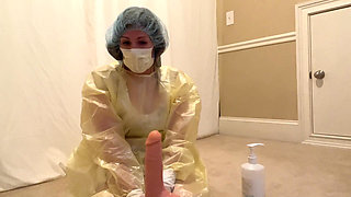 Nurturing Doctor Milks Asian Penis Hard