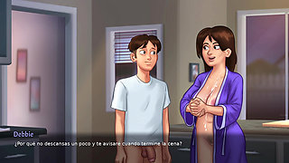 She just wanted us to make love with Lots of desire about cooking when we were alone - summertime saga