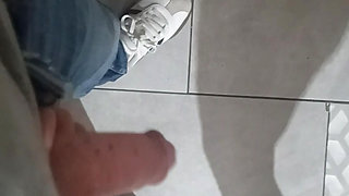 Cock and Balls beat with spatula  hard