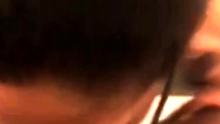 Big cock EXGF interracial busty geek coed blowjob