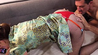 2516eo 01 French Amateur Fuck In Satin Clothes And Lingerie