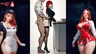 2d hentai compilation with dirty bitch Makima