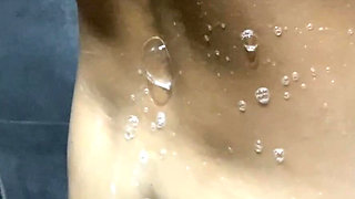 Beautiful and sexy Kitty Kat debut by showering nude