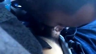 Twink Sucks Big Cock in a Car