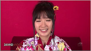 Chiharu Delivers Passionate Jav Blowjob Then Gets Fucking Intense In Her Kimono