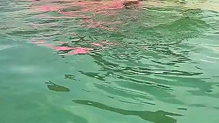 Thong Bikini Pool Tease - Wet Dance & Playful Vibes