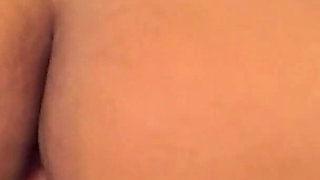 Hot and Pretty Brunette in Bikini Rides a Big Black Cock in an Interracial Fuck