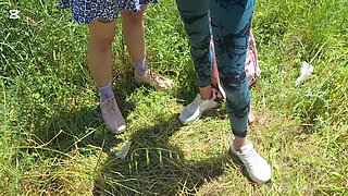 Victoria Arias and Vampirosa Looking for Ships in the Countryside
