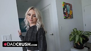 Dad Crush - wondrous teenager slut Britt Blair sucks and pounds her step daddy to get his car