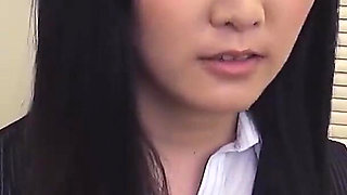 Lingerie Japanese Scene-4 Japanese Secretary Yui Watanabe Enjoys Her Hairy Pussy Cumshot in the Office