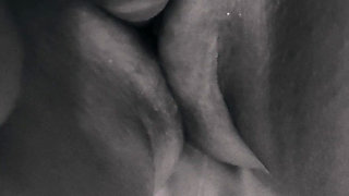 While she rested, I massaged her