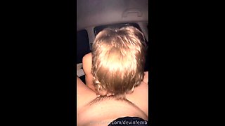 Devin White – a blowjob in the car