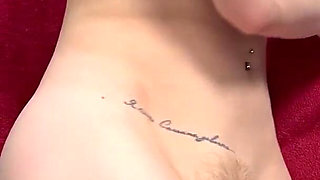 A Masseur Fucks a Sexy Brunette on the Massage Table and Cums on Her Butt.