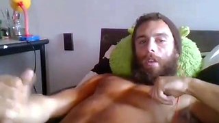 Moaning Masturbating Man