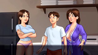 Pc game, blow job, summertime saga eve