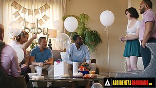 ACCIDENTAL GANG-BANG - Naughty Casey Calvert Gets Gang-fucked By Bored Boys