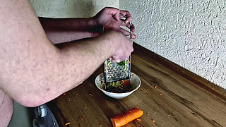 I want you to make a salad from the carrots I fucked your ass with.