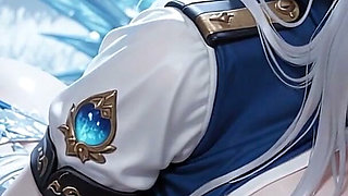 Animated Aelira Frostveil Ice Elf Anal Footjob Hentai Blowjob