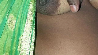My Husband Loves to Fuck Me in Green Saree