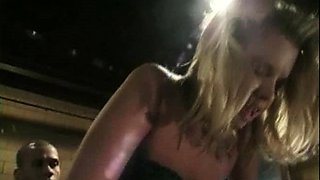 Busty amateur girlfriend group sex with facials