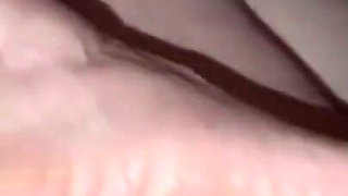 Cum on Mature Granny Rough Soles and Ass