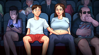 Stepmom likes to have sex all the time with the Tenant - summertime saga