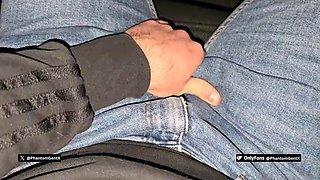 PhantomGentX  Horny German Daddy Crams Huge Precum Cock in Car to Cum