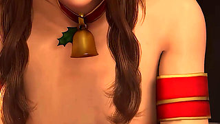 Aerith Xmas POV Cowgirl Ride - Final Fantasy 7 3D Animation