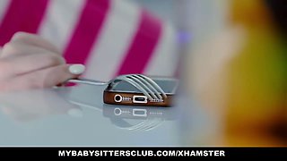 Mybabysittersclub - nanny gets hand stuck in submerge and f