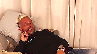 My Aunt's Boyfriend Came Home to Talk, He Closed His Eye While I Sat on His Big Cock Until I Came in the Ass