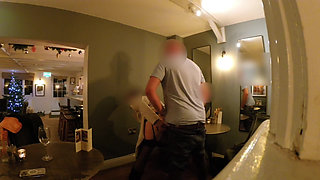Teasing and shagging in pub